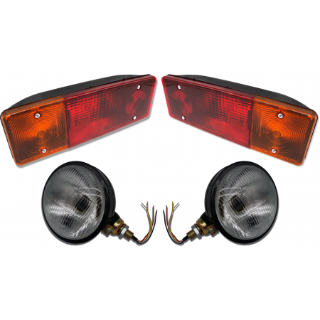 KOMPLET ZESTAW REFLEKTORY + LAMPY TYLNE ZESPOLONE C-360